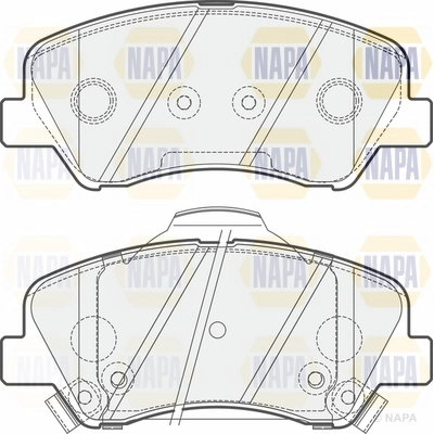 Brake Pad Set, disc brake (NBP1236)
