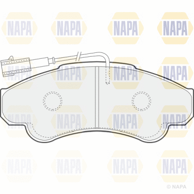 Brake Pad Set, disc brake (PBP7025)