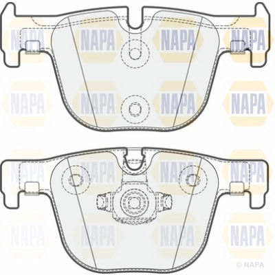 Brake Pad Set, disc brake (NBP1606)