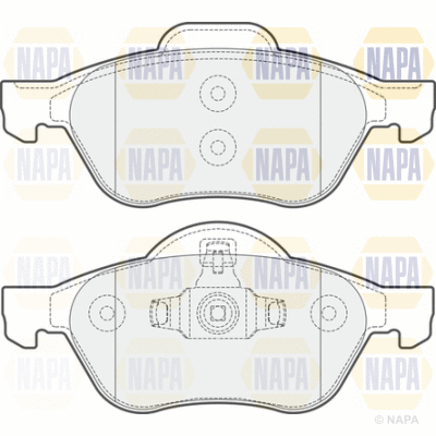 Brake Pad Set, disc brake (PBP7447)