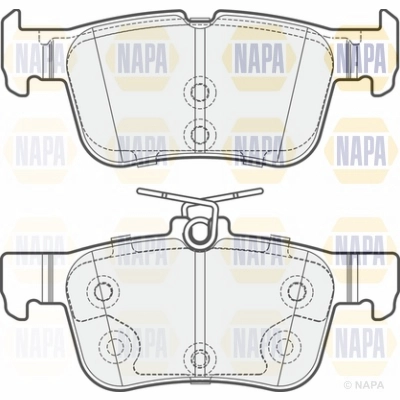 Brake Pad Set, disc brake (NBP1707)