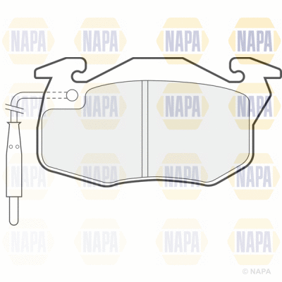 Brake Pad Set, disc brake (PBP7014)