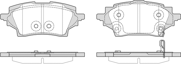 Brake Pad Set, disc brake (PBP7803)