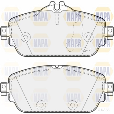Brake Pad Set, disc brake (NBP1518)