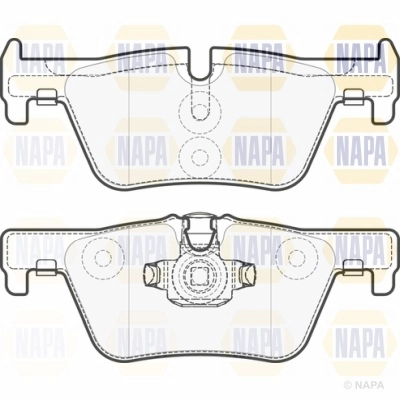 Brake Pad Set, disc brake (NBP1323)