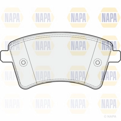 Brake Pad Set, disc brake (NBP1407)