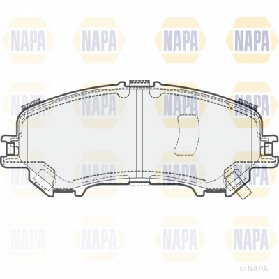 Brake Pad Set, disc brake (NBP1259)