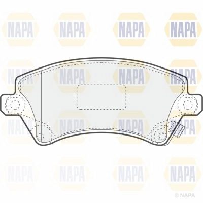 Brake Pad Set, disc brake (NBP1298)