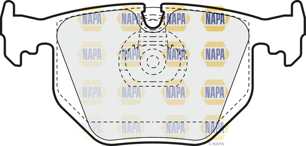 Brake Pad Set, disc brake (NBP1193)