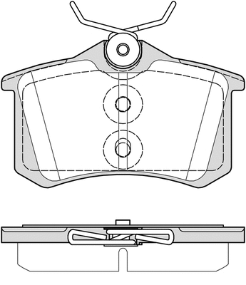 Brake Pad Set, disc brake (PBP7799)