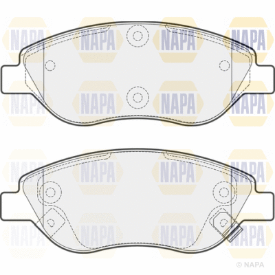 Brake Pad Set, disc brake (PBP7711)