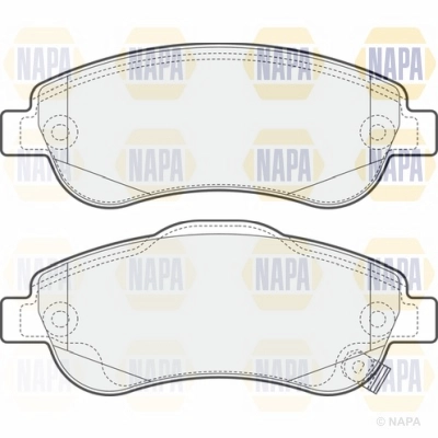 Brake Pad Set, disc brake (NBP1194)