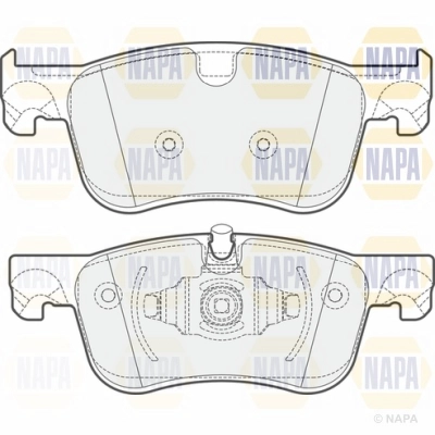Brake Pad Set, disc brake (NBP1025)