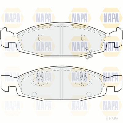 Brake Pad Set, disc brake (PBP7376)