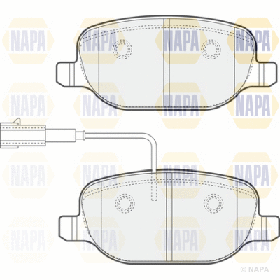 Brake Pad Set, disc brake (PBP7725)