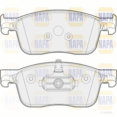 Brake Pad Set, disc brake (PBP7284)
