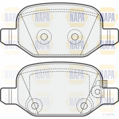 Brake Pad Set, disc brake (NBP1610)