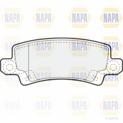 Brake Pad Set, disc brake (NBP1396)
