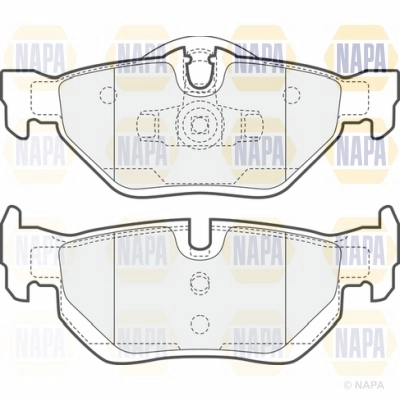 Brake Pad Set, disc brake (NBP1369)