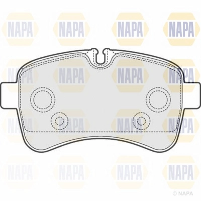 Brake Pad Set, disc brake (NBP1341)