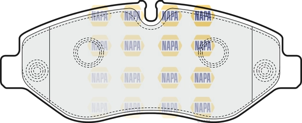 Brake Pad Set, disc brake (NBP1280)