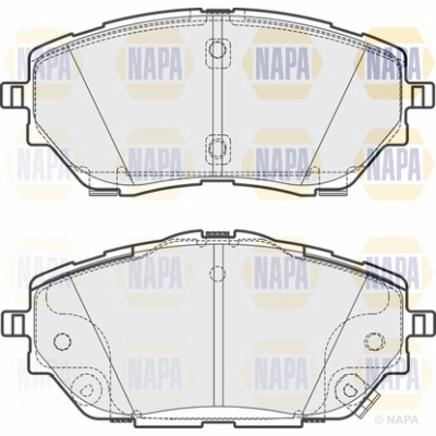 Brake Pad Set, disc brake (NBP1793)