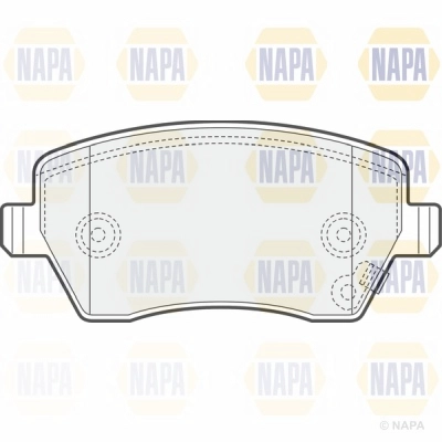 Brake Pad Set, disc brake (NBP1398)