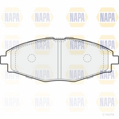 Brake Pad Set, disc brake (NBP1079)