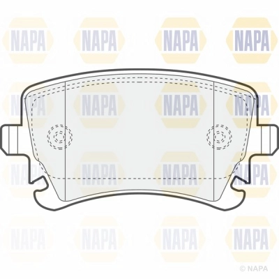Brake Pad Set, disc brake (NBP1698)