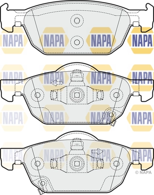 Brake Pad Set, disc brake (NBP1461)