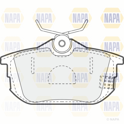 Brake Pad Set, disc brake (PBP7649)