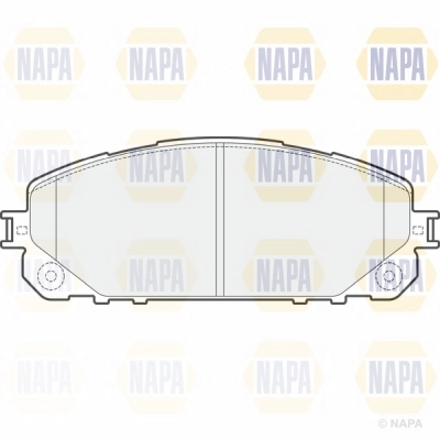 Brake Pad Set, disc brake (NBP1778)