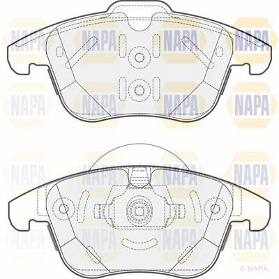 Brake Pad Set, disc brake (NBP1444)