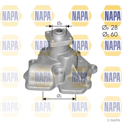 Water Pump, engine cooling (NWP1177)