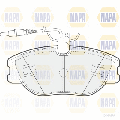 Brake Pad Set, disc brake (PBP7002)