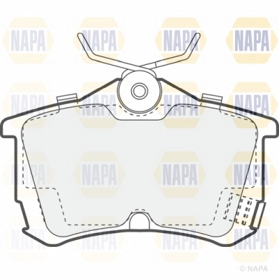 Brake Pad Set, disc brake (NBP1573)