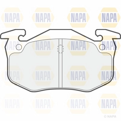 Brake Pad Set, disc brake (NBP1558)