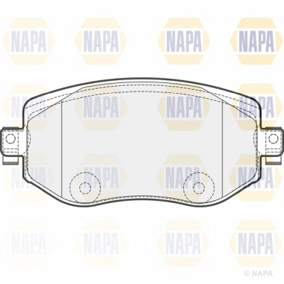 Brake Pad Set, disc brake (NBP1413)