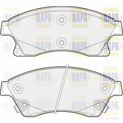 Brake Pad Set, disc brake (NBP1297)