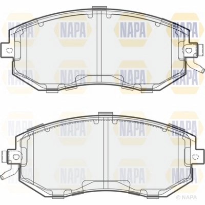 Brake Pad Set, disc brake (NBP1771)