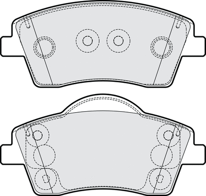Brake Pad Set, disc brake (PBP7837)