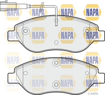 Brake Pad Set, disc brake (NBP1870)
