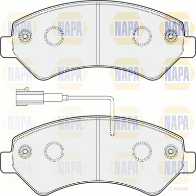 Brake Pad Set, disc brake (PBP7261)