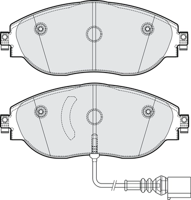 Brake Pad Set, disc brake (PBP7960)