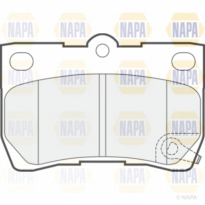 Brake Pad Set, disc brake (NBP1579)