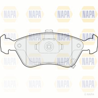 Brake Pad Set, disc brake (PBP7222)