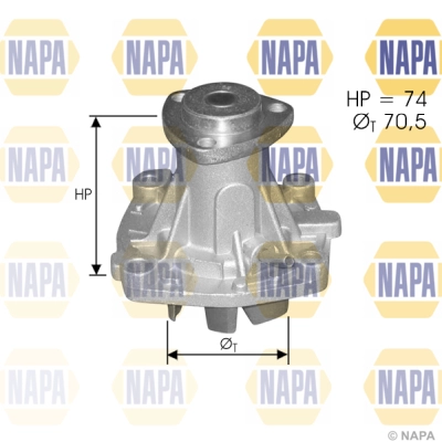 Water Pump, engine cooling (NWP1082)