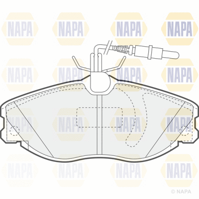 Brake Pad Set, disc brake (PBP7016)