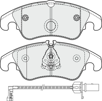 Brake Pad Set, disc brake (PBP7933)