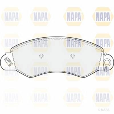 Brake Pad Set, disc brake (NBP1747)